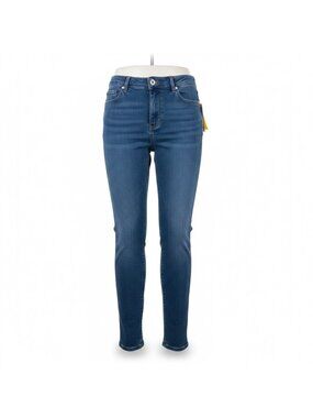 H&M Womens Cotton Stretch High-Waist Skinny Jeans Full-Length Size 10 / EUR 42